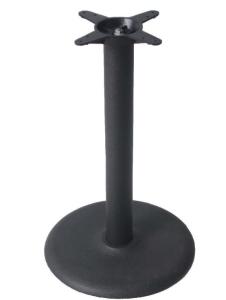 Quality Cast Iron Bistro Table Base Black Wrinkle Powder Coat for Bar Table Restaurant Table wholesale