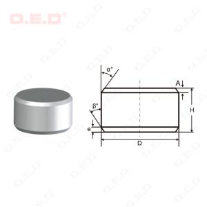 Quality K30 Flat top Tungsten Carbide Buttons HRA 90 For Oil Field wholesale