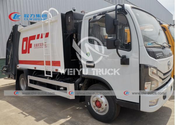 Dongfeng Waste Disposal 6cbm Garbage Compactor Truck ISO/CCC Q235 Carbon Steel