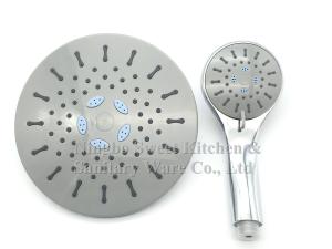 Quality ABS material chrome plating shower head hand shower set overhead shower rain shower set bathroom accessories wholesale