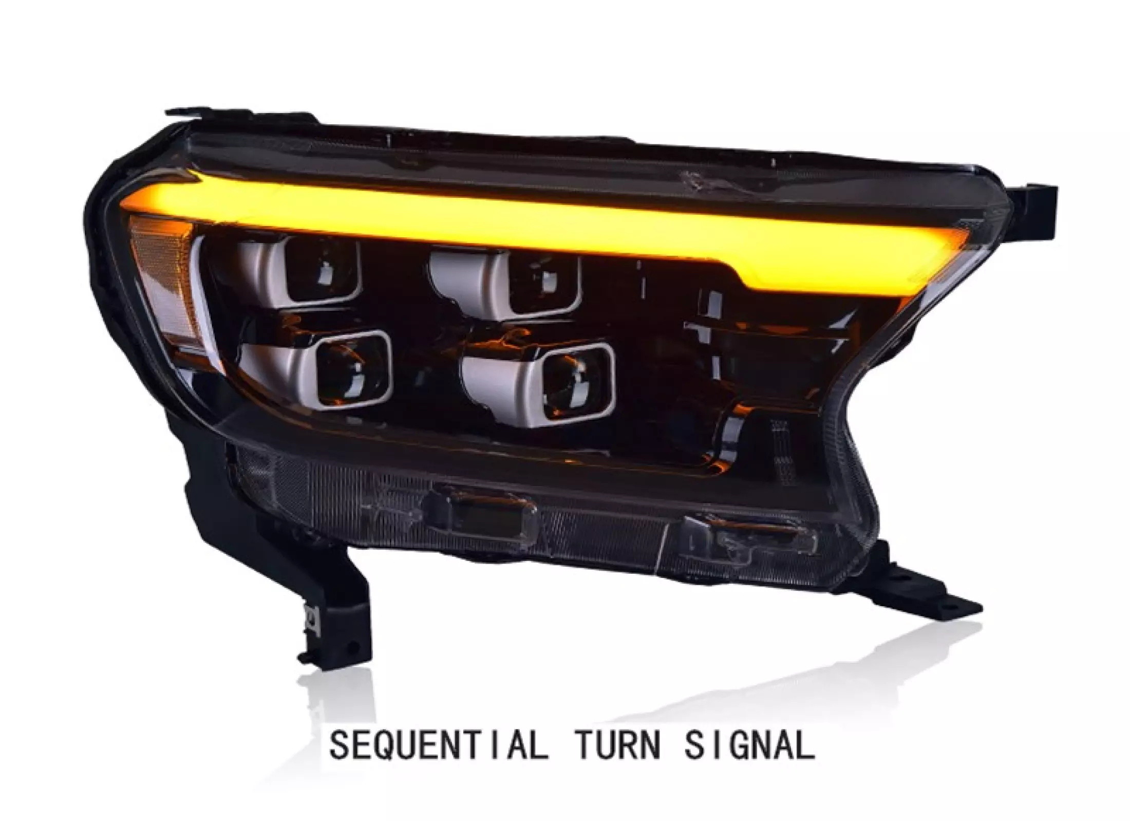 Car Auto Lights 4 Lens Headlight Tail Light Turn Signal Ford Ranger 2015