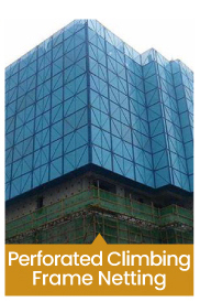 Nylon mesh balcony construction safety net for playground fence helideck