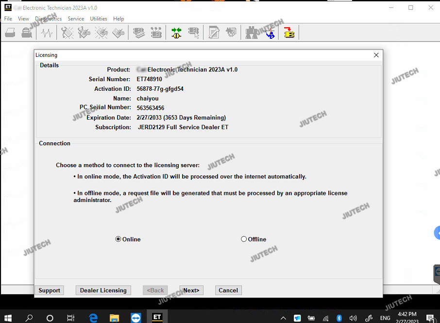 CF19 Laptop+ET4 Communication Adapter III Comm 3 With ET Diagnostic Interface+sis Software+Flash Software For CAT