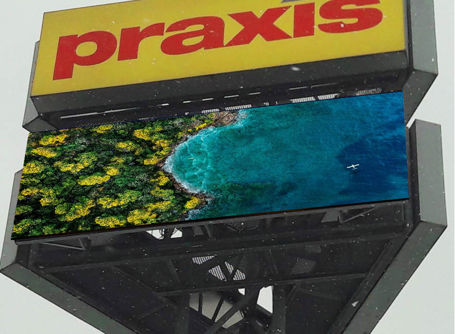 outdoor led screen p4mm front service