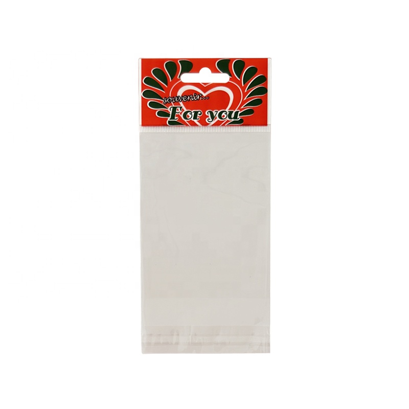 Self Adhesive CPP / Bopp Poly Bag Balloon Cellophane Packaging Bags With Colorful Print