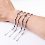 (Customized) Stainless steel men's bracelet, octagonal star Persian style trendy