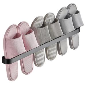 Quality Fire Resistant Wall Mounted Silver 24cm Steel Shoes Rack wholesale