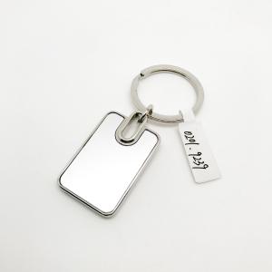 Quality 25x75x5mm Metal Keychain Holder High Durability wholesale