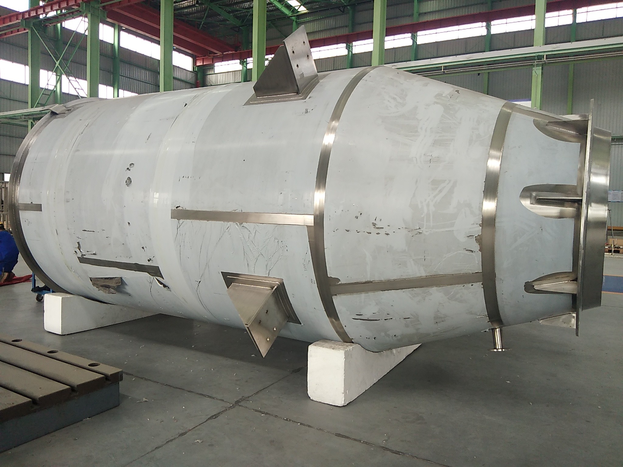 Sanitation 120000L Chemical Reservoir Stainless Steel Tanks Rapid Heating