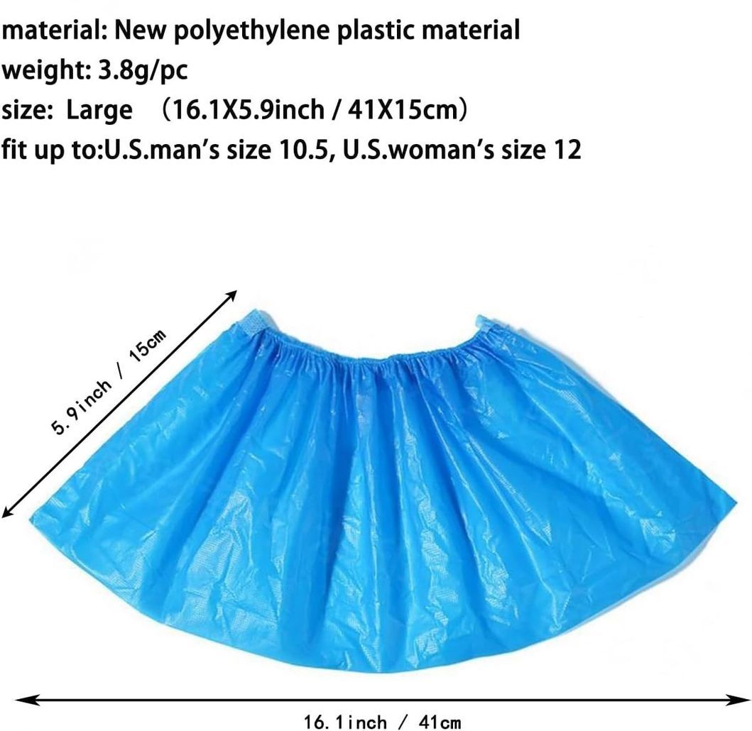 Recyclable Non-Woven PP Fabric Non Slip Disposable Shoe Covers