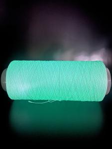 Quality Polyester Fluorescent Knitting Yarn White Shoes Upper Glowing wholesale