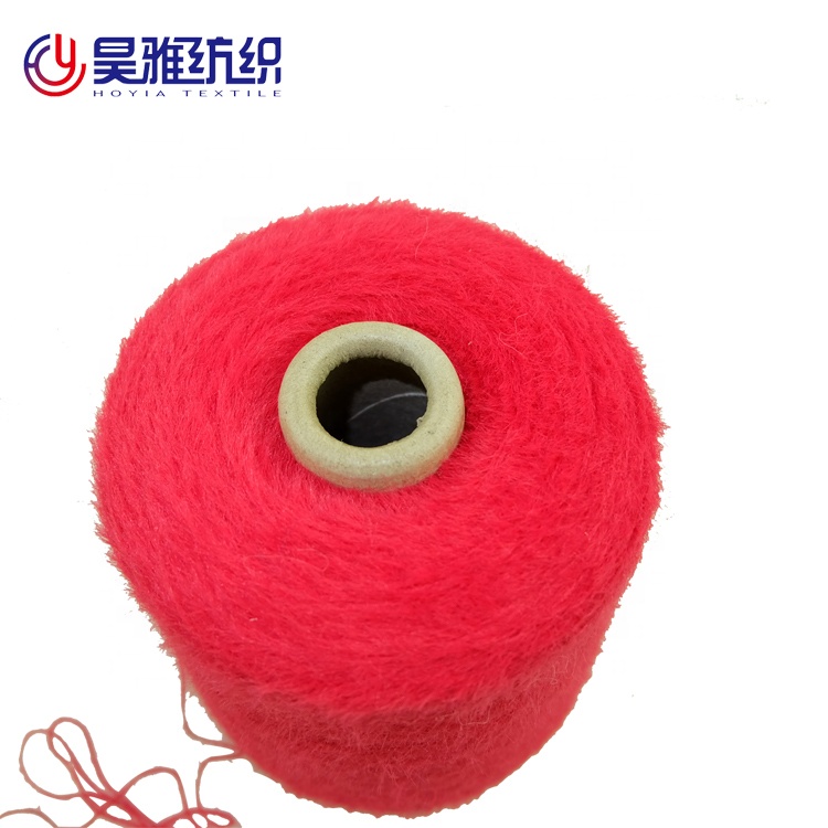 Hot sale best quality super soft nylon imitate mink yarn for machine knitting or weaving