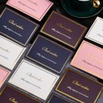 Bronzing Personalised Printed Cards