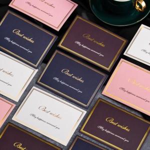 Quality Bronzing Personalised Printed Cards wholesale