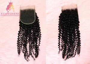 Quality Virgin Indian Deep Curly Hair 4x4 Lace wholesale
