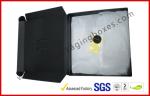Black Big Corrugated Paper Box , Duplex Clothing Packaging Box