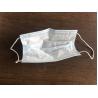 Buy cheap White Disposable 3 Ply Face Mask Two Layers Non Woven Fabric One Layer Fused from wholesalers