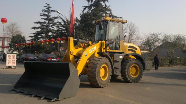 2 TON MINI WHEEL LOADER - ZL-20F/1 m3 bucket/4X4 Four-wheel full hydraulic drive