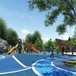 SGS Approved EPDM Granules Flooring Wear Resistance Playground Surface