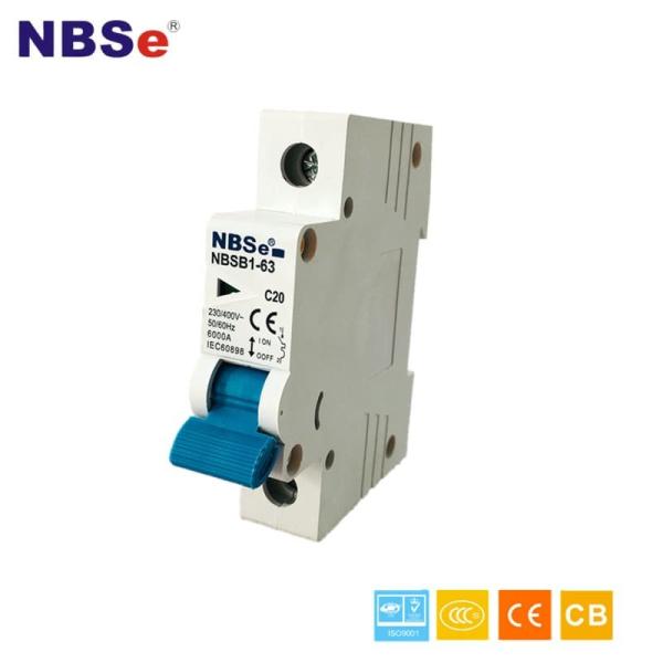 NBSB1-63 Automatic Micro Circuit Breaker 50/60Hz High Safety Handle Self