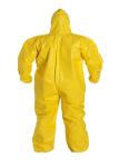 Type 5 / 6 Disposable Dust Suits , Disposable Work Overalls With Hood And Boots