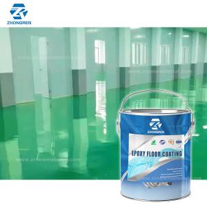 Quality OEM Blue Green Colorful Floor Epoxy Paint For Parking Lots Eviromental Friendly wholesale
