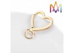Antifatigue Zinc Alloy Heart Shaped Keychain Personalized