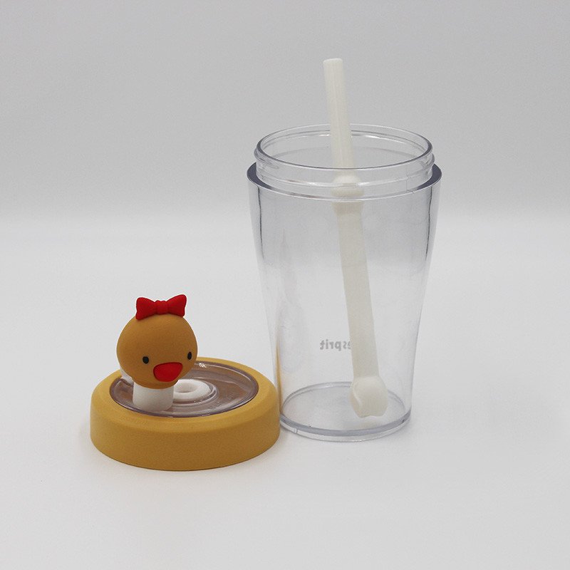 BPA Free Reusable Straw Water Bottle