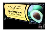 Windbreak Coffee Shop Barriers , Cafe Pavement Barriers Street Set Up 200x100cm