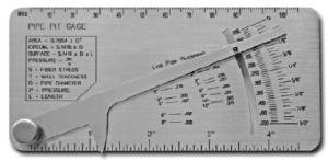 Quality Pipe Pit Gage – Cat #17M wholesale