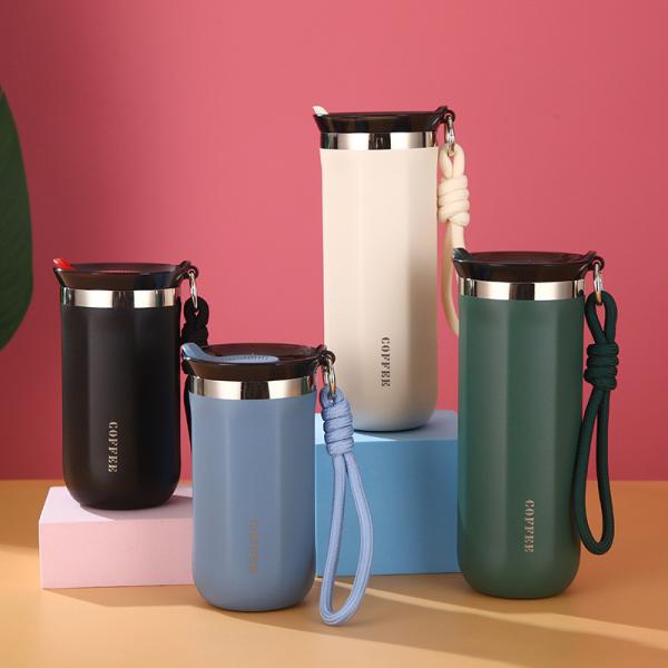 Commercial Buyer Portable 350ml 450ml Stainless Steel Coffee Mugs for Souvenir
