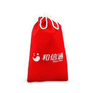 Quality Heat Transfer 20*41cm Polypropylene Drawstring Bag Red 60Gsm wholesale