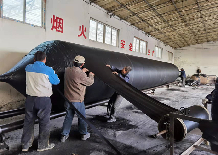 Vessel Boat Launching Marine Inflatable Airbag 15000*12000m