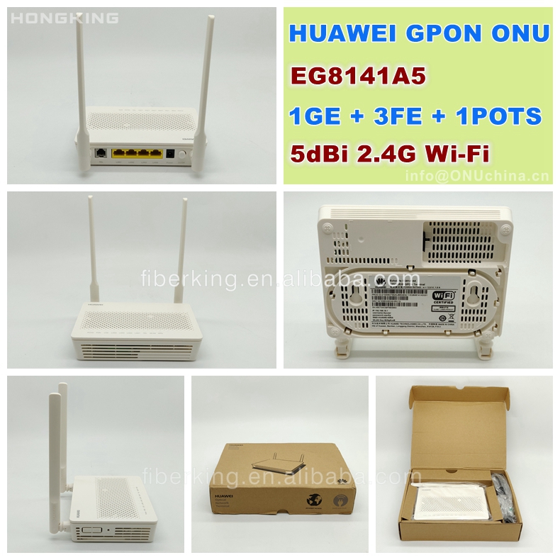 EG8141A5 FTTH GPON 1GE 3FE USB VOIP USB Triple Play Service Optical Network Terminal FTTH ONU ONT huawei EG8141A5