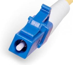 Quality PVC 12mm Boot LC 1310nm G652D Fiber Optic Patch Cord wholesale