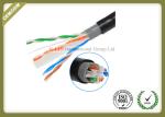 Outdoor Cat6 UTP Cable Double Jacket , 305 Meters / Roll Optical Ethernet Cable