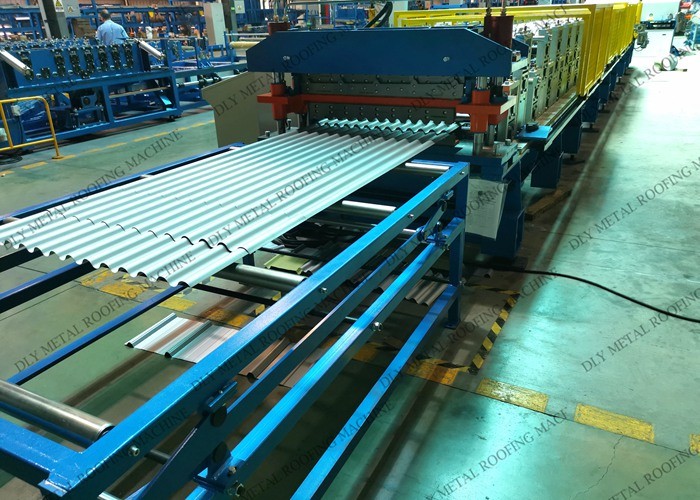 Ppgi Plc Metal Roofing Machine Automatic Roll Forming