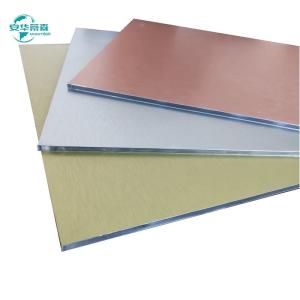 Quality 3mm Brushed Aluminum Composite Panel 2440mm Gloss Aesthetically Pleasing Facade Design wholesale