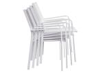 Heavy Duty Aluminum Frames Stackable Outdoor Restaurant Furniture