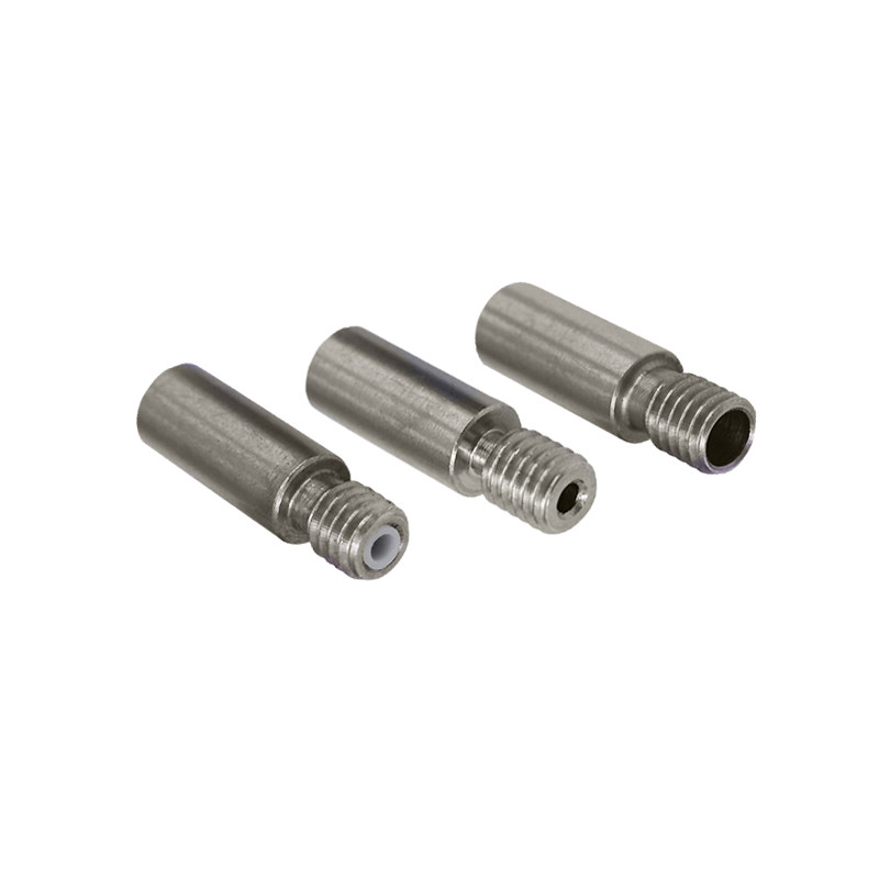 Stainless Steel M6 7mm 3D Printer Nozzle Throat With Tube