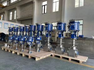 Quality DN50 PN320 2500lb Cryogenic Globe Valves Pneumatic Actuated LNG Opening / Closing wholesale