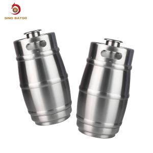 Quality Stainless Steel 5 Litre Mini Beer Kegs Optional Tapping Kits wholesale