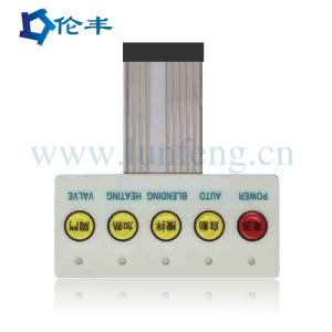 Quality Electric Backlit Touchpad Membrane Keyboard 2.54mm Pitch Electric Design wholesale