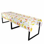 Premium Disposable Plastic Tablecloths , PE Plastic 54 X 108 Tablecloth