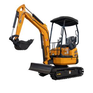 Quality XN16 Mini Wheeled Excavator 1.6 Tons hydraulic backhoe wholesale