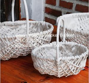 Quality 2016 wicker handle basket wicker food basket wholesale