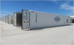 White Refrigerated Shipping Container Height 2896MM High Efficiency Durable