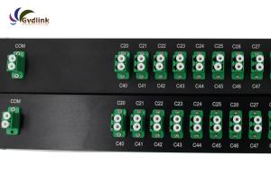 Quality Duplex LC/UPC 100GHz ITU Grid C59 40 Channel Mux wholesale