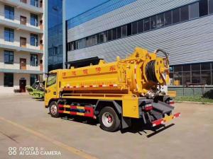 Quality Convertible 5000L Street Vacuum Sewage Suction Trucks wholesale
