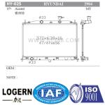 Aluminum Plate 2007 Hyundai Accent Radiator Replacement Dpi 2904 Sealed Type